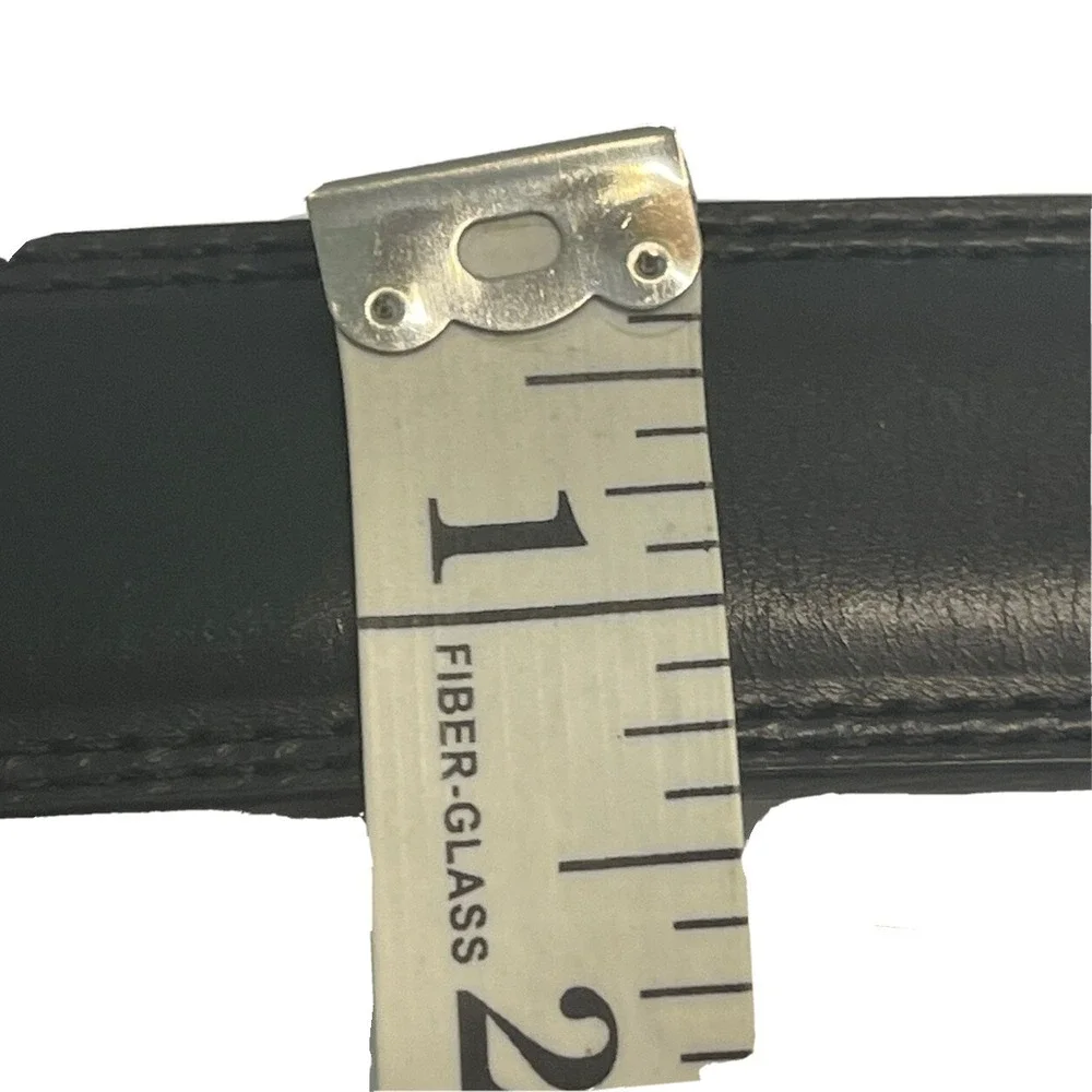 Unbranded Mens Genuine Leather Belt Size 40‎ Black